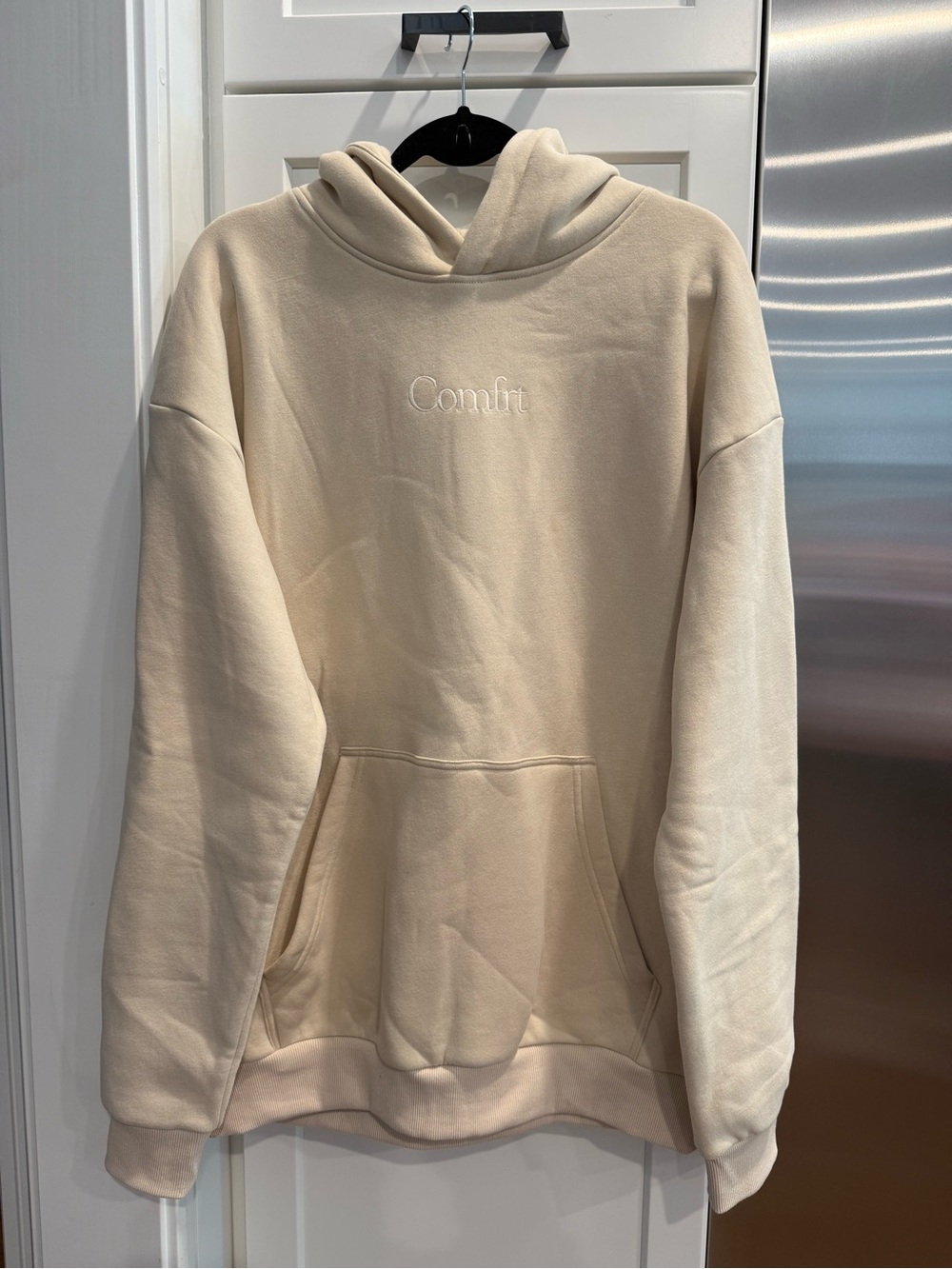 Unisex Comfrt Signature Jogger Set - Bone Color, size large (oversized) - Picture 3 of 14